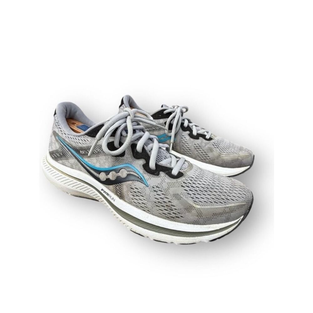 Saucony Omni 20 Men's Running Shoes Sneakers Alloy/Topaz Men's size 9.5